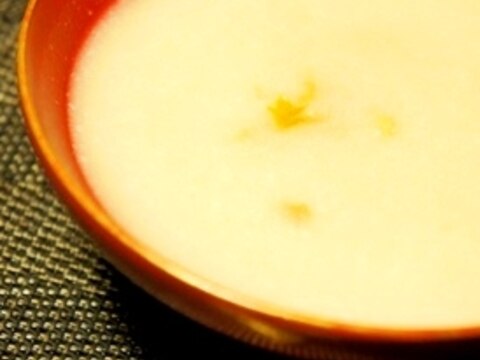 生姜でぽかぽか、柚子薫る酒粕汁粉